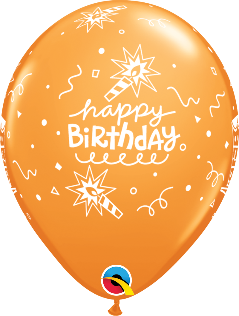 Latex - Happy Birthday Cake & Firecracker