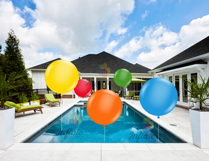 Swimming Pool Balloon Display