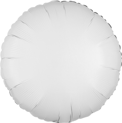 17" White Circle Foil