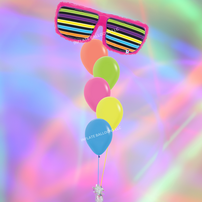 Neon Shades & Latex - Balloon Bouquet