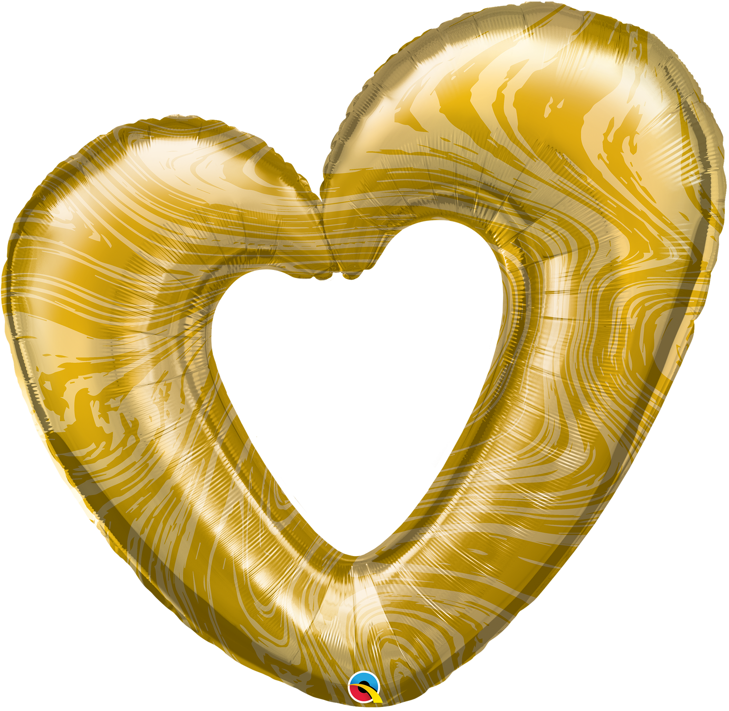 Open Heart Gold Marble - SuperShape