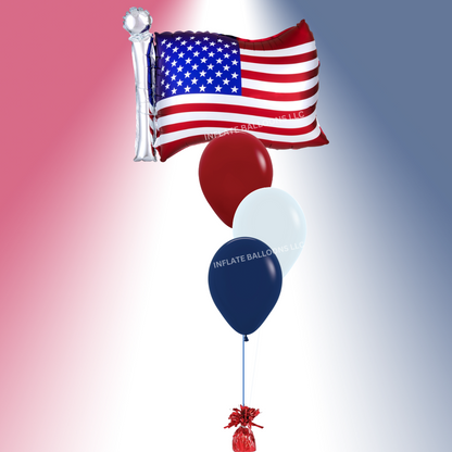 USA Flag - Balloon Bouquet