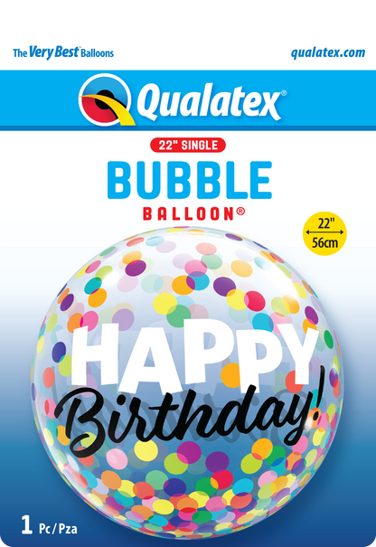 Birthday Bubble w/ bead chain