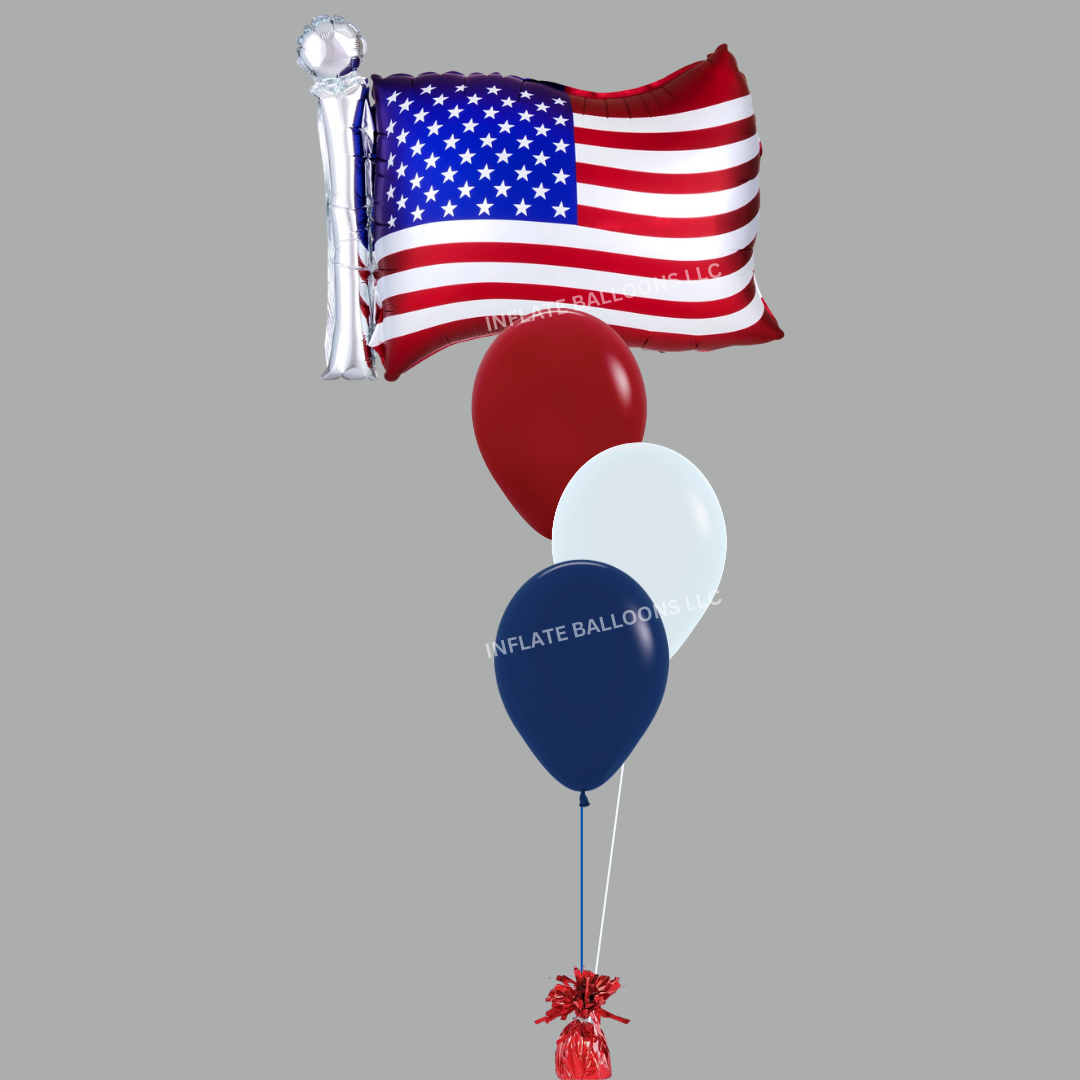 USA Flag - Balloon Bouquet