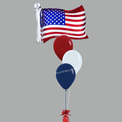 USA Flag - Balloon Bouquet