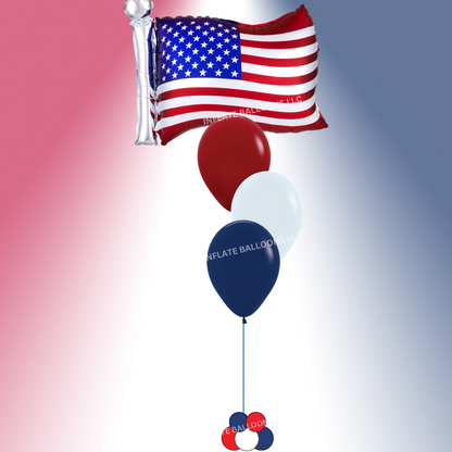 USA Flag - Balloon Bouquet