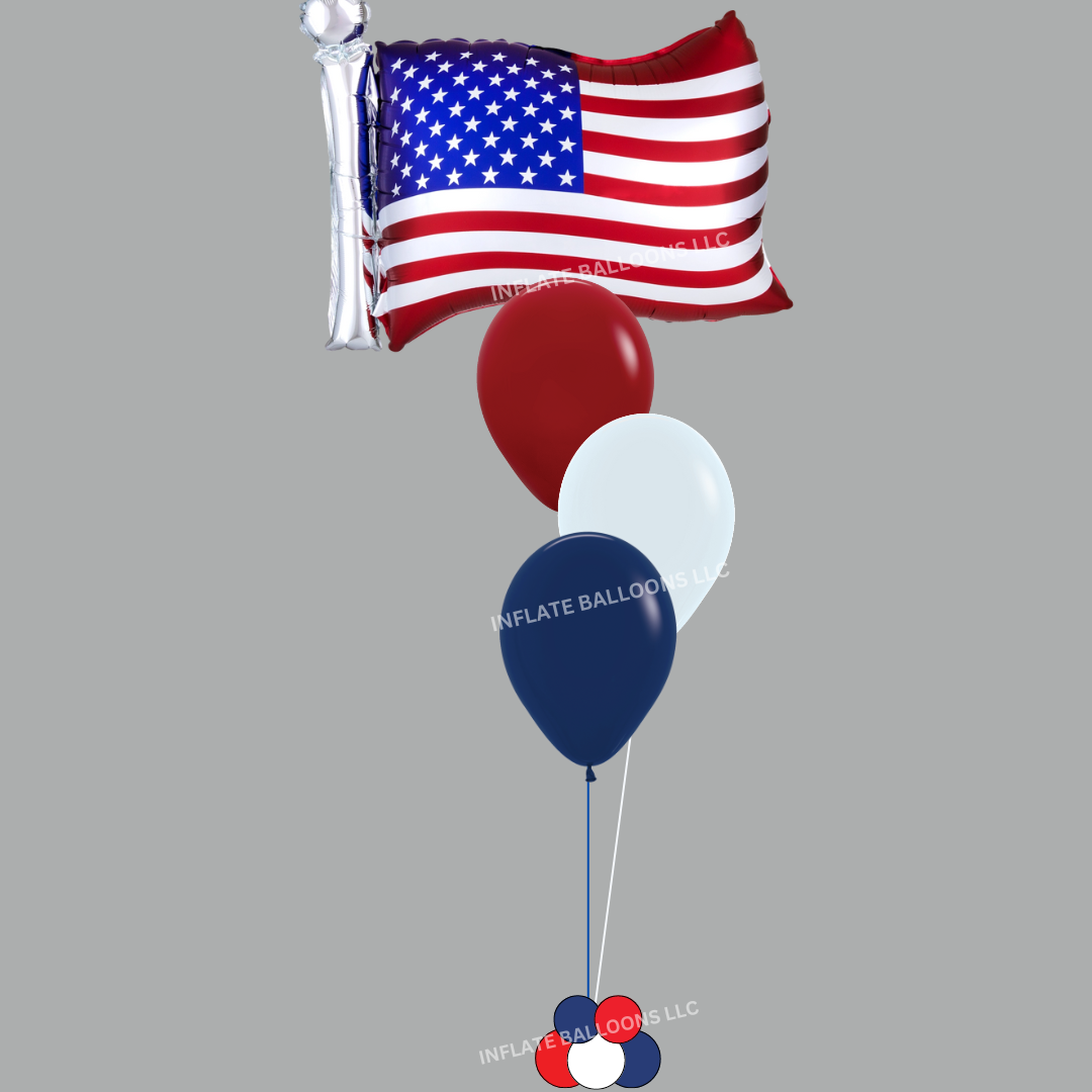 USA Flag - Balloon Bouquet