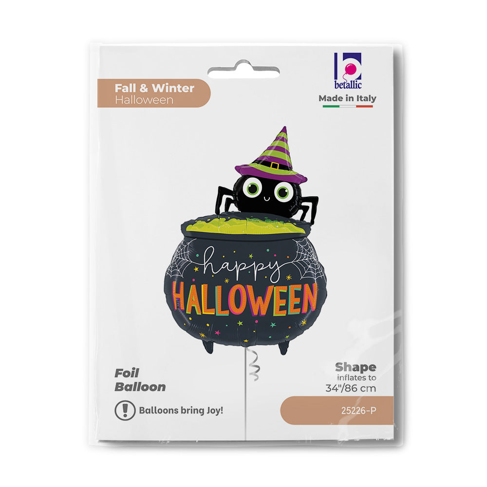 Halloween Spider Cauldron - SuperShape Balloon