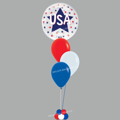 USA Bubble - Balloon Bouquet