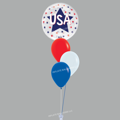 USA Bubble - Balloon Bouquet