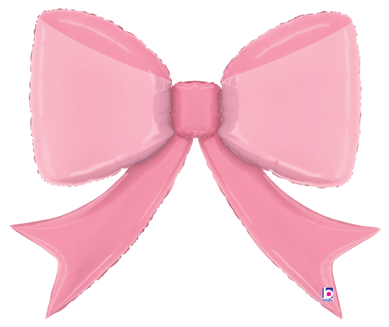 41" Pretty Pink Bow SuperShape Foil Balloon