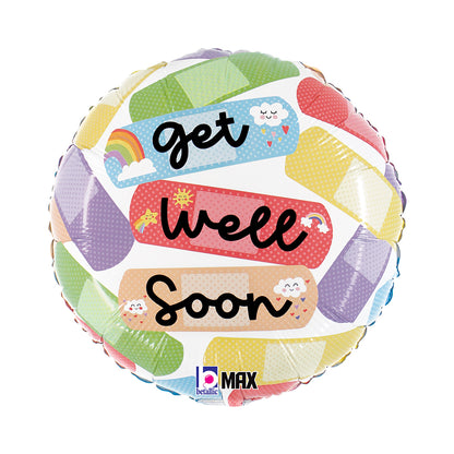 Cheerful Get Well Bandaid