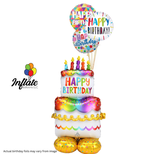 Cake Airloonz + Birthday Trio Bundle