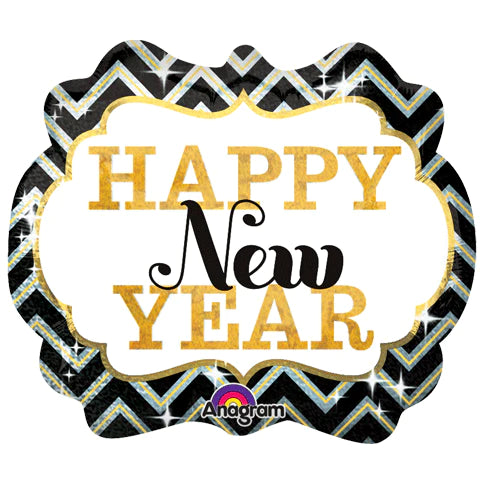 Holographic New Years Marquee - SuperShape