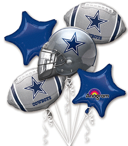 NFL Bouquet - Dallas Cowboys Balloon Bouquet