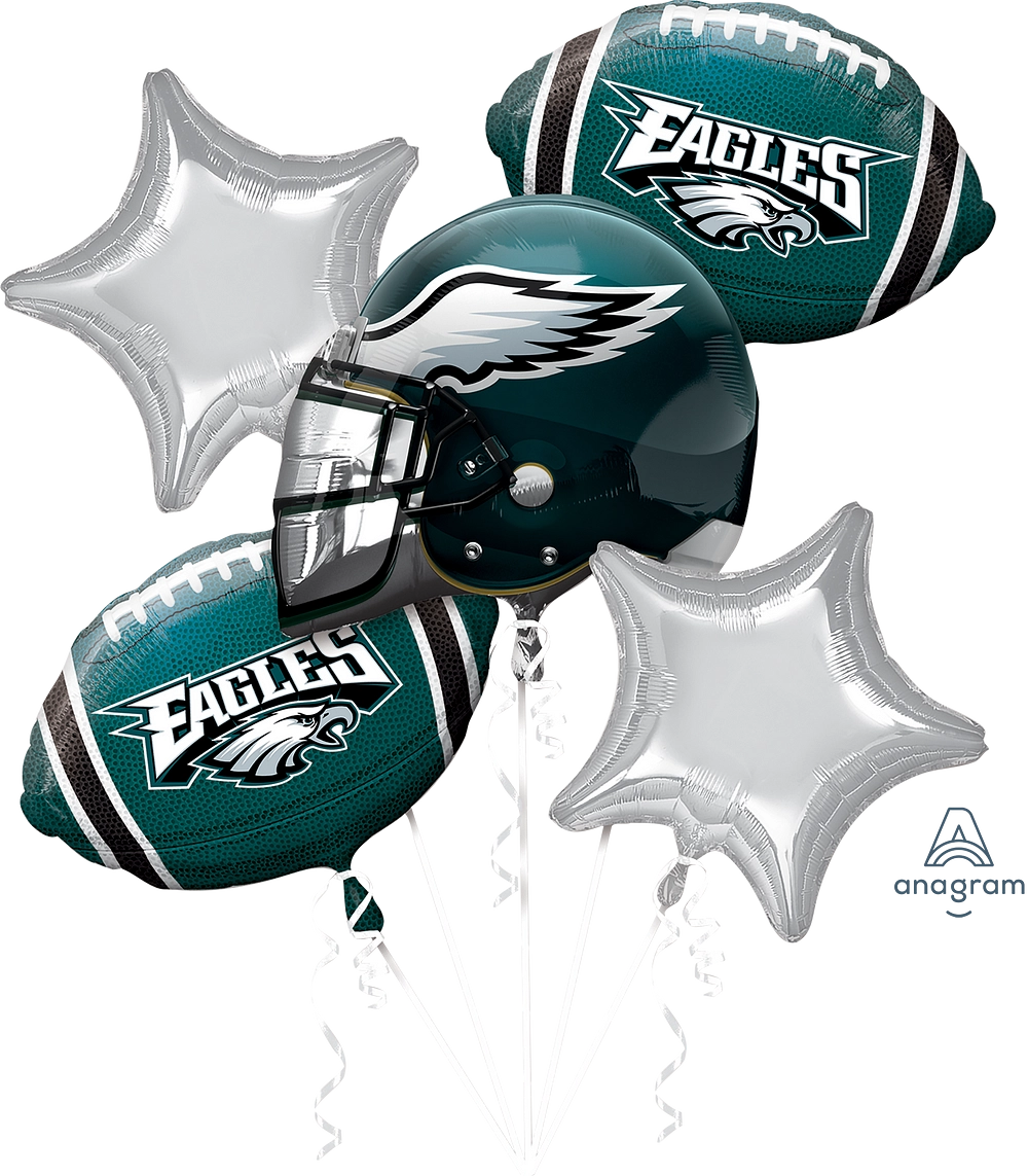 Philadelphia Eagles Foil Balloon Bouquet Bundle