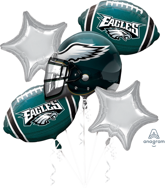 Philadelphia Eagles Foil Balloon Bouquet Bundle