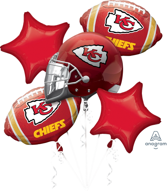 Kansas City Chiefs Foil Balloon Bouquet Bundle