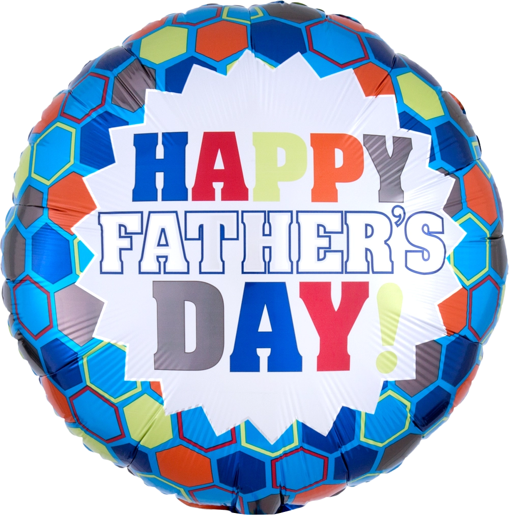 Happy Father's Day - Hexagons