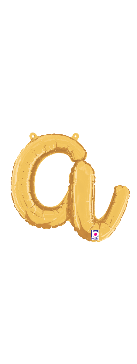 Air-Filled - Gold Script Letter