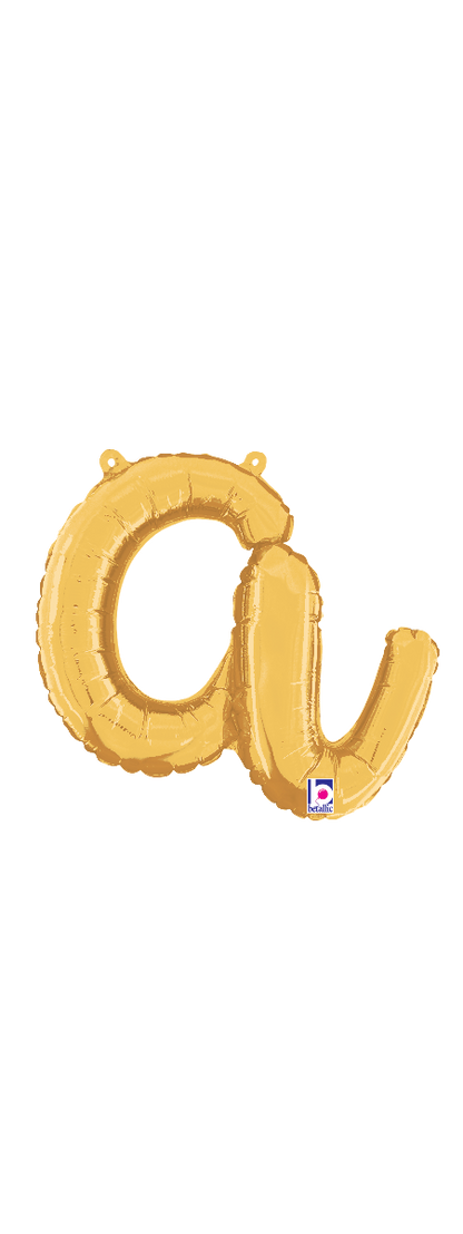 Air-Filled - Gold Script Letter