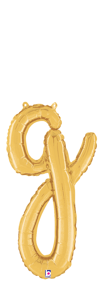 Air-Filled - Gold Script Letter