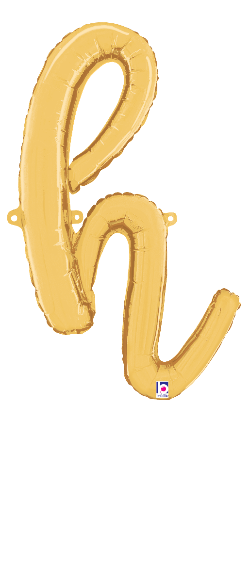 Air-Filled - Gold Script Letter