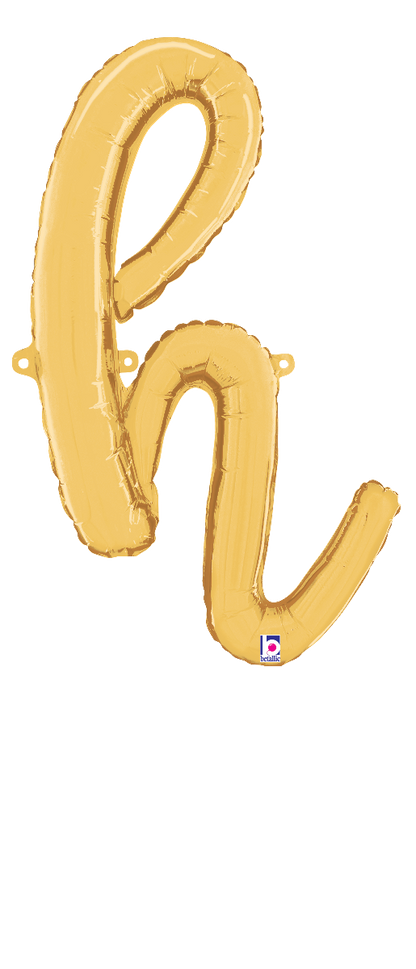 Air-Filled - Gold Script Letter