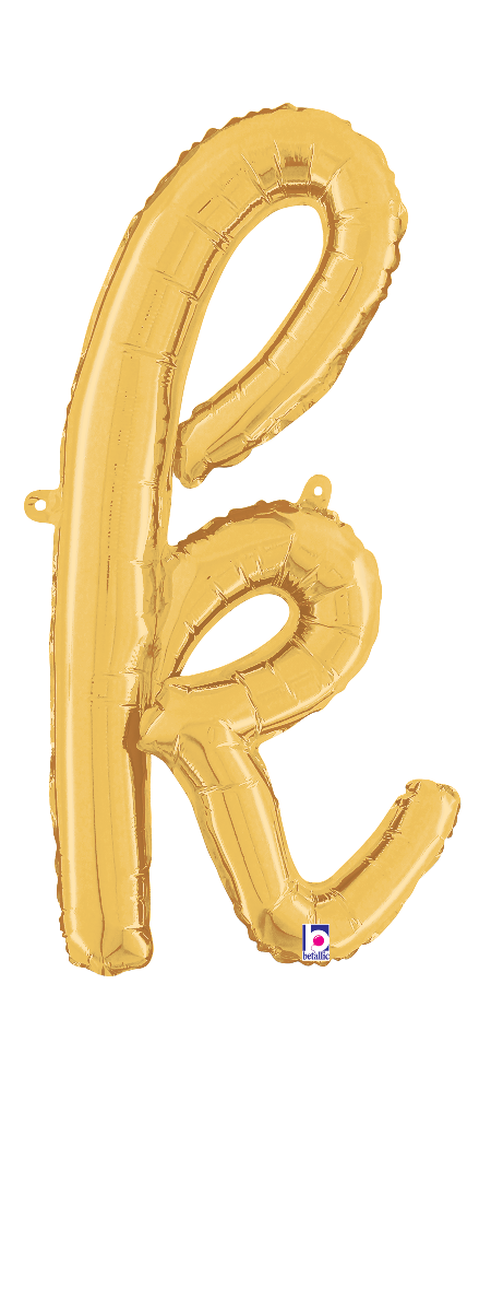 Air-Filled - Gold Script Letter