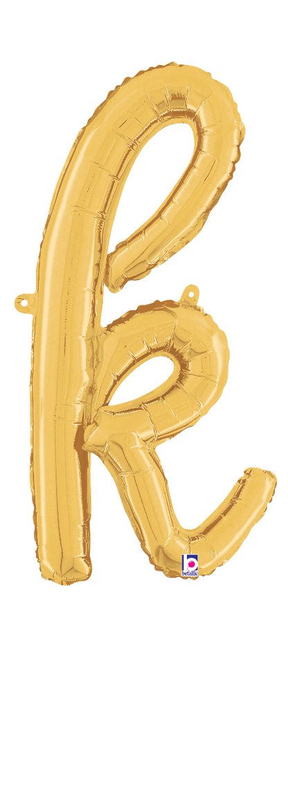 Air-Filled - Gold Script Letter