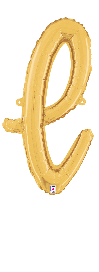 Air-Filled - Gold Script Letter