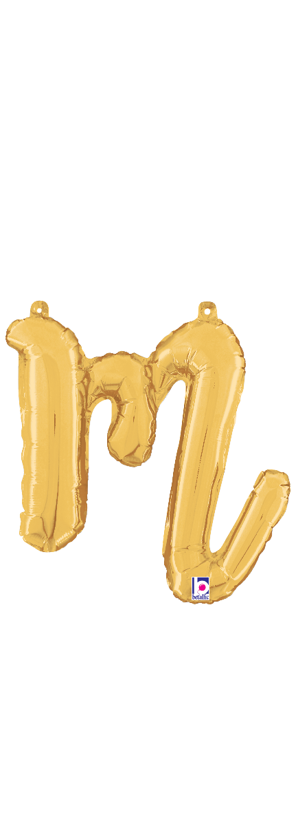 Air-Filled - Gold Script Letter