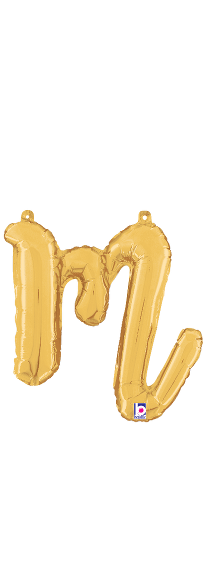 Air-Filled - Gold Script Letter