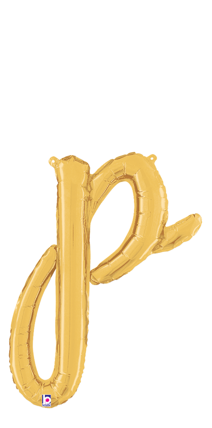 Air-Filled - Gold Script Letter