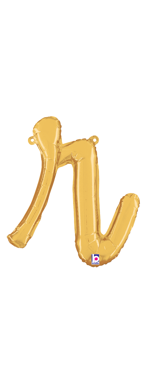 Air-Filled - Gold Script Letter