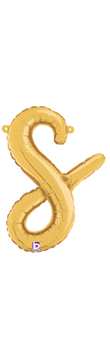 Air-Filled - Gold Script Letter