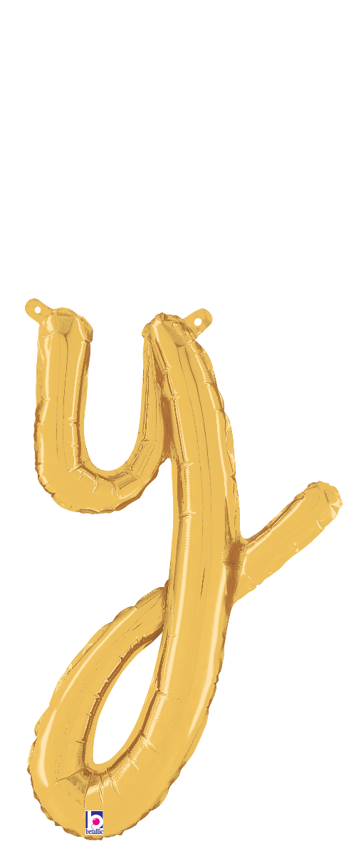 Air-Filled - Gold Script Letter