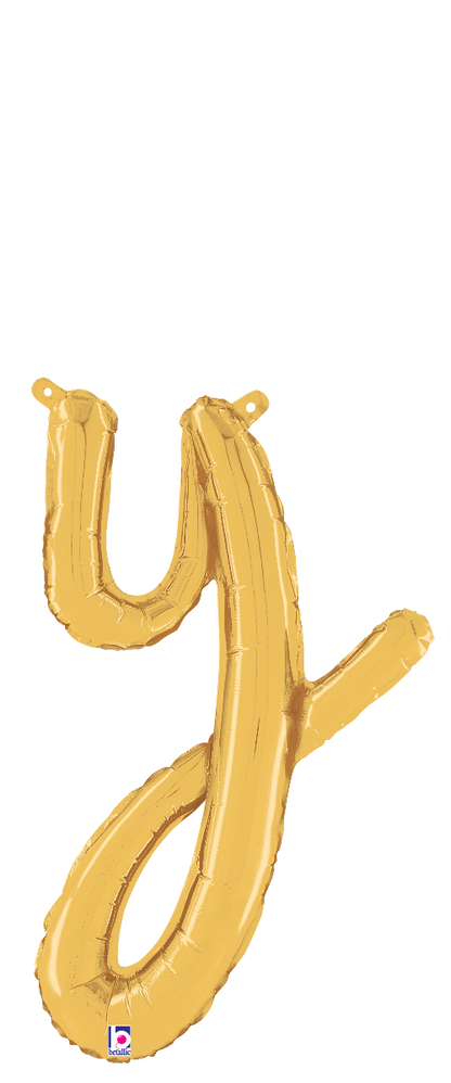 Air-Filled - Gold Script Letter