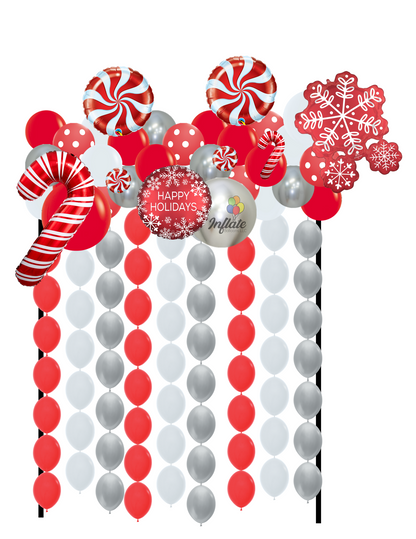 Peppermint Garland + Bead Chains Display