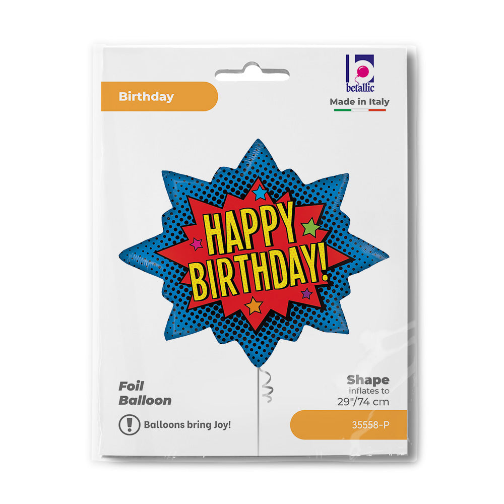 Superhero Birthday Blast - SuperShape Balloon