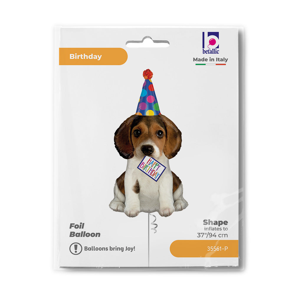 Birthday Puppy - SuperShape Balloon