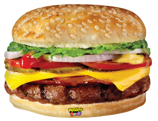 27" Mighty Burger - SuperShape Foil Balloon