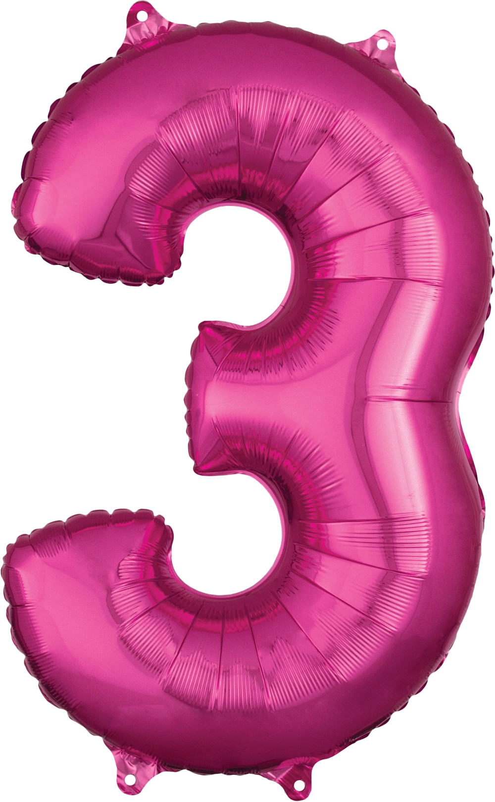 Pink Magenta Midsize Numbers