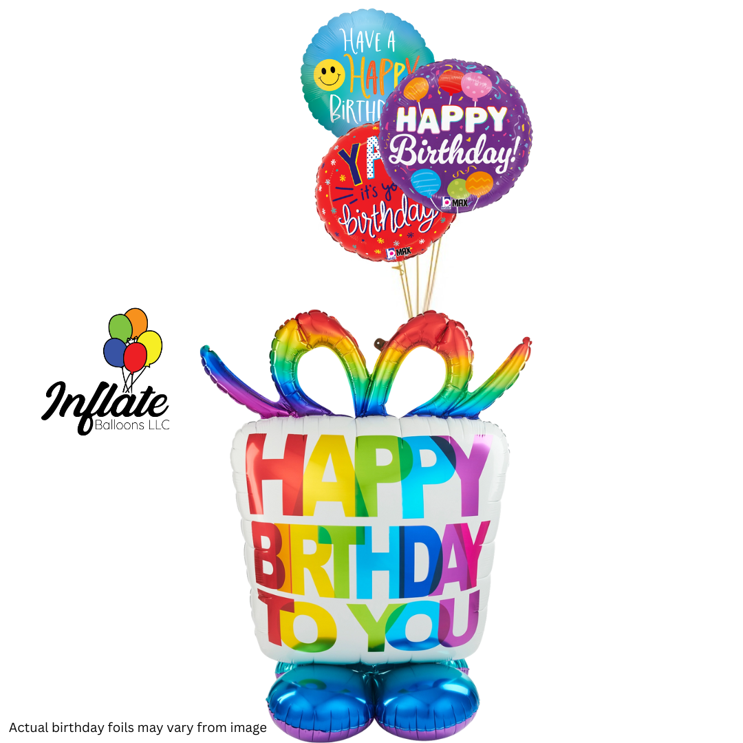 Present Airloonz + Birthday Trio Bundle