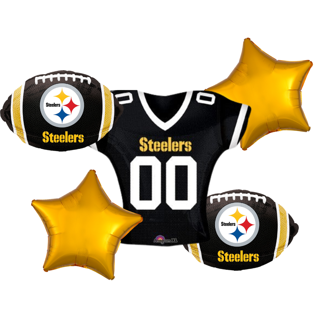 Pittsburg Steelers Balloon Bouquet Bundle