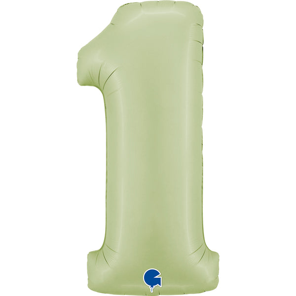 Large Olive Green Numbers – Inflate Balloons