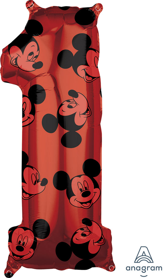 34" Large Numbers Mickey Mouse