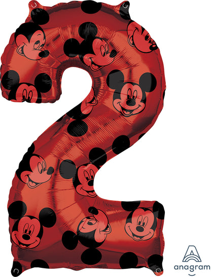 34" Large Numbers Mickey Mouse