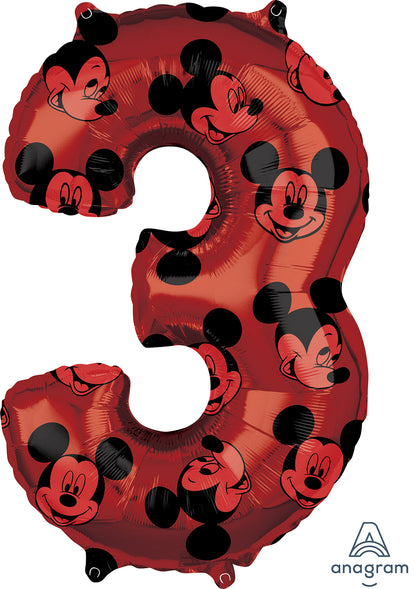 34" Large Numbers Mickey Mouse