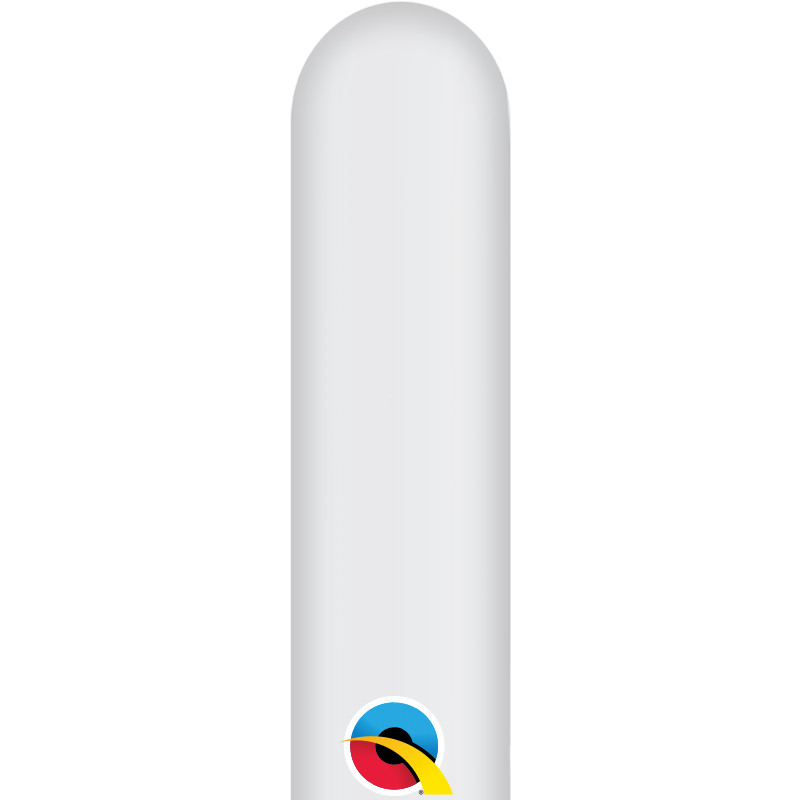 260 - White - Flat – Inflate Balloons